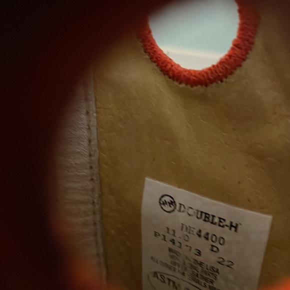 Double-H Mickey Soft Toe Western Work Boots, Men’s Size 11 - Picture 11 of 11